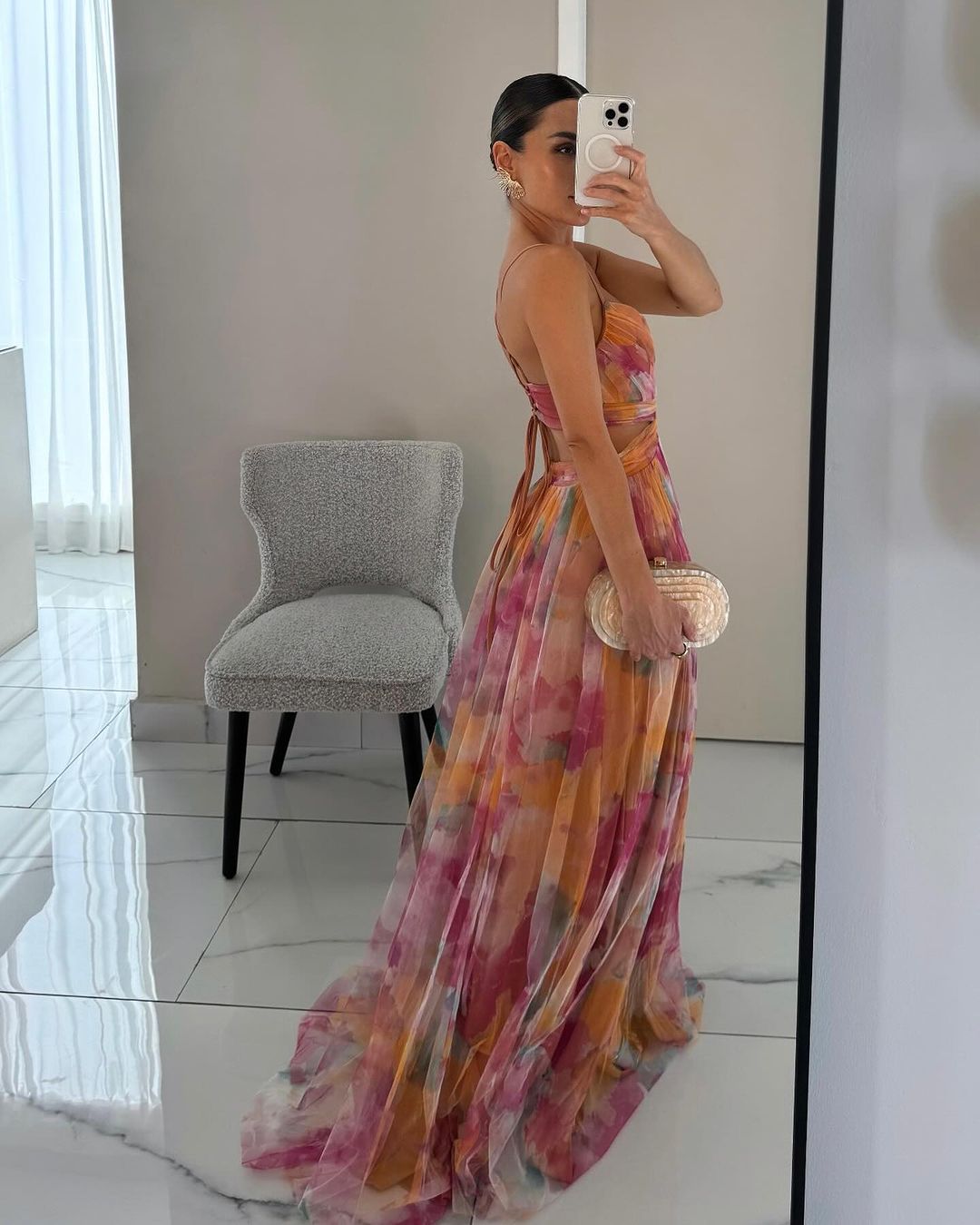 Paula | vestido largo estilo floral