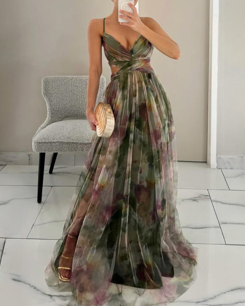Paula | vestido largo estilo floral