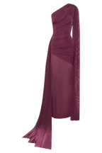 Edna | vestido largo fruncido