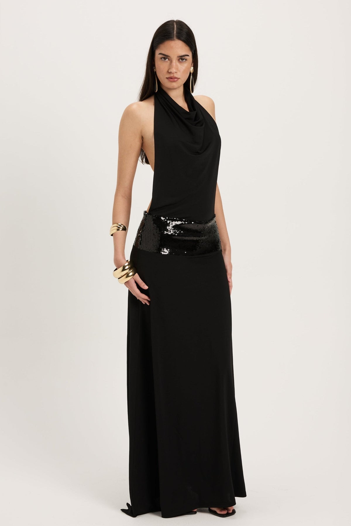 Adele | vestido largo halter