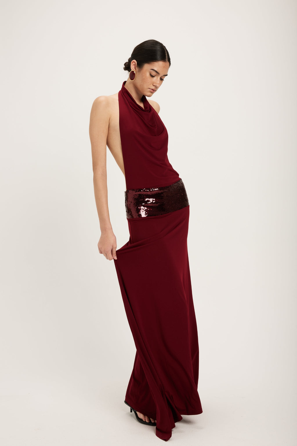 Adele | vestido largo halter