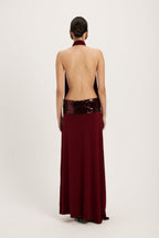 Adele | vestido largo halter