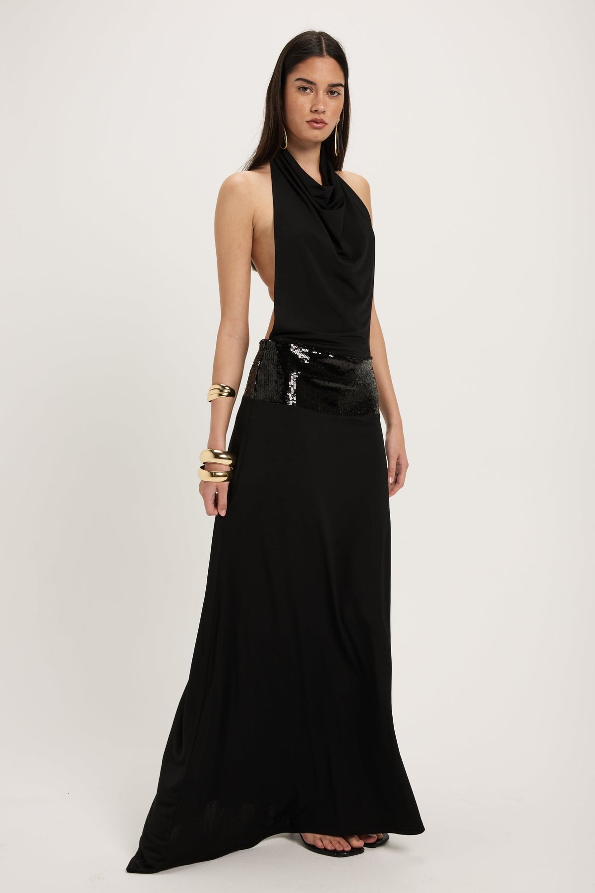 Adele | vestido largo halter