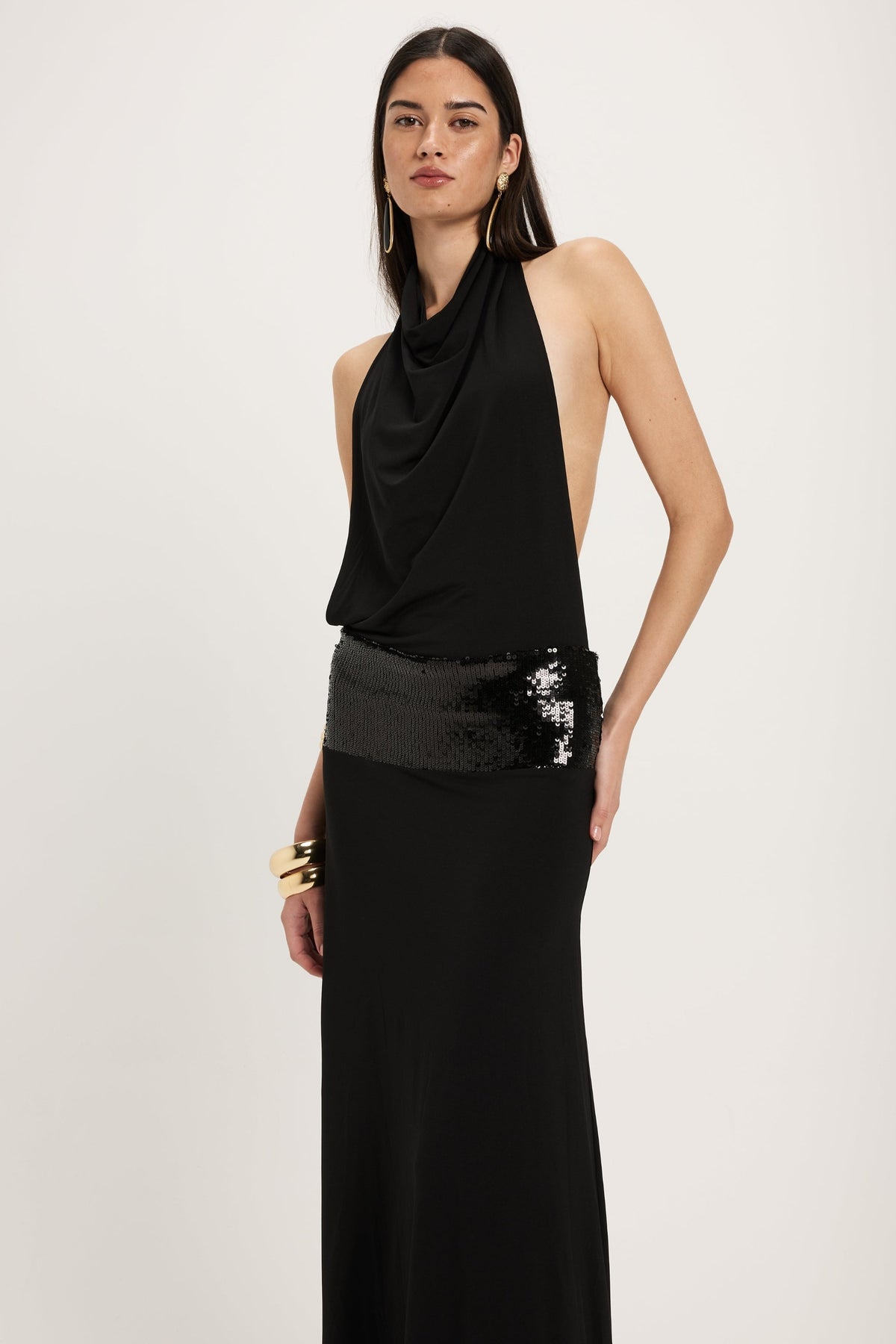 Adele | vestido largo halter