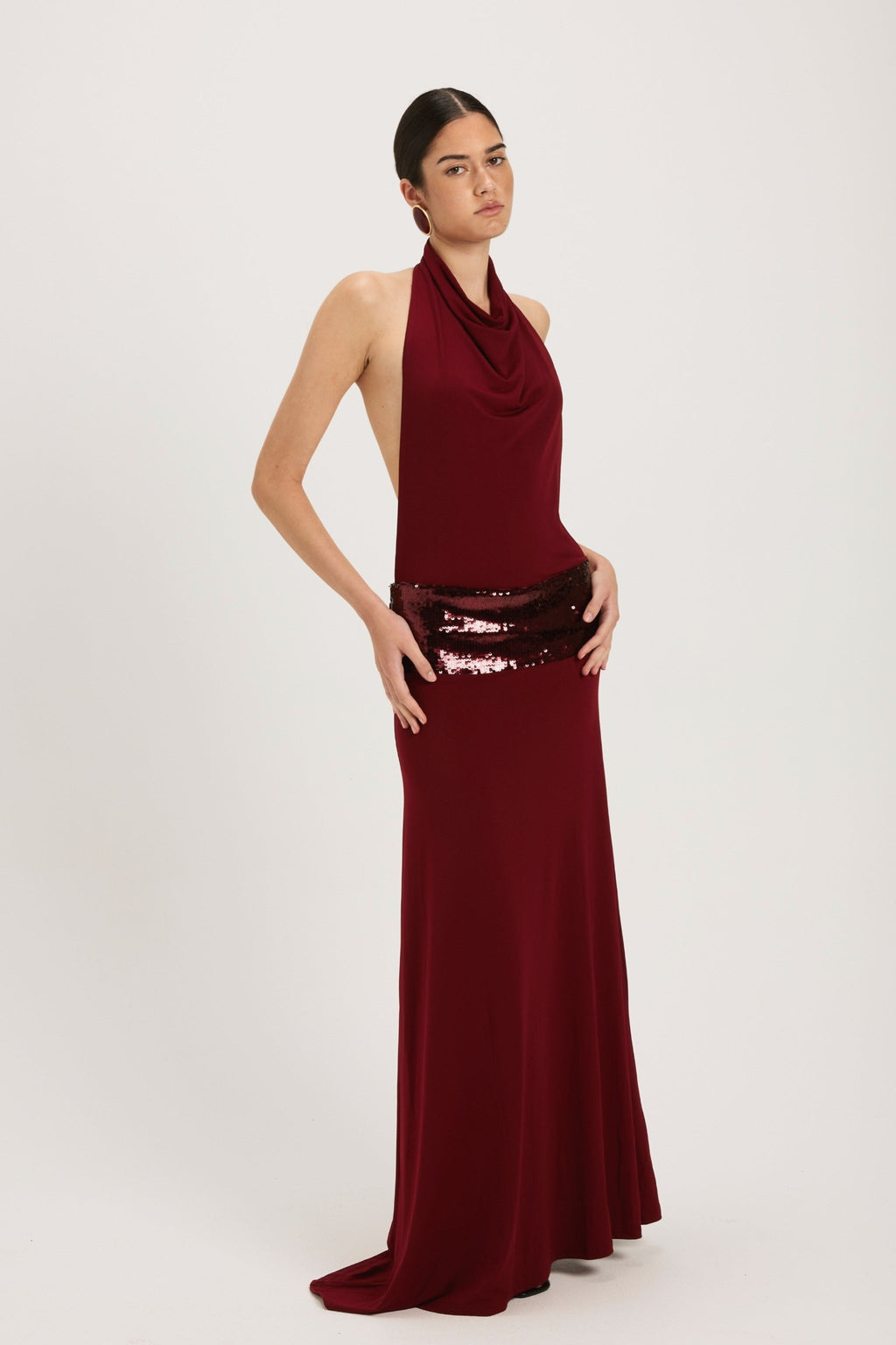 Adele | vestido largo halter