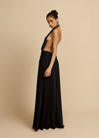Fluido | vestido largo halter