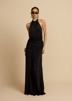 Fluido | vestido largo halter