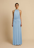 Fluido | vestido largo halter