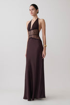 Dinah | vestido largo halter