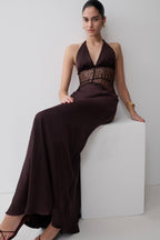 Dinah | vestido largo halter