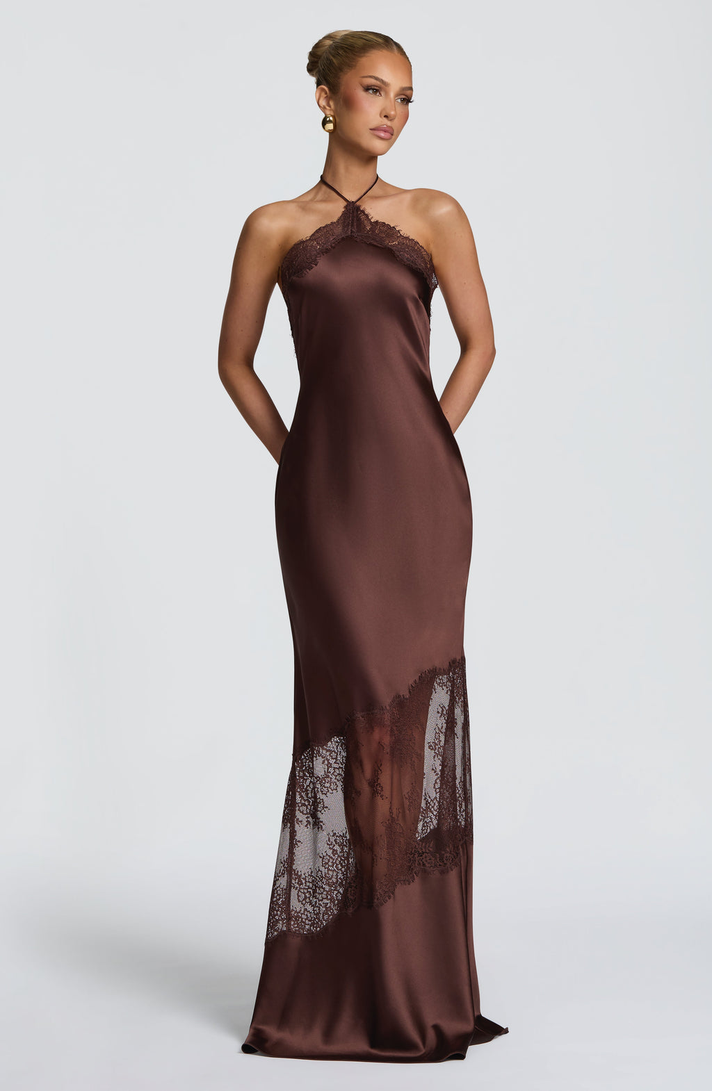 Agnetha | vestido largo halter