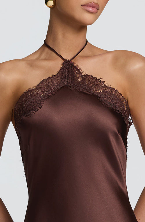 Agnetha | vestido largo halter