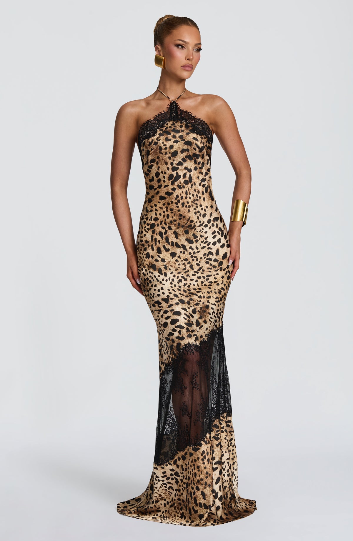 Agnetha | vestido largo halter