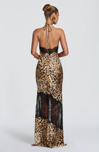 Agnetha | vestido largo halter