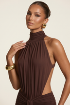 Thekla | vestido largo halter espalda