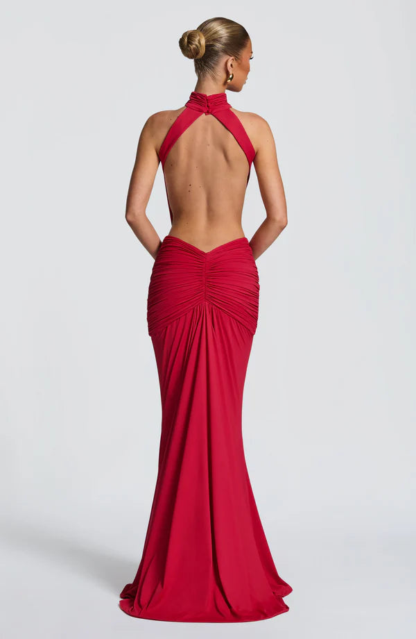 Thekla | vestido largo halter espalda