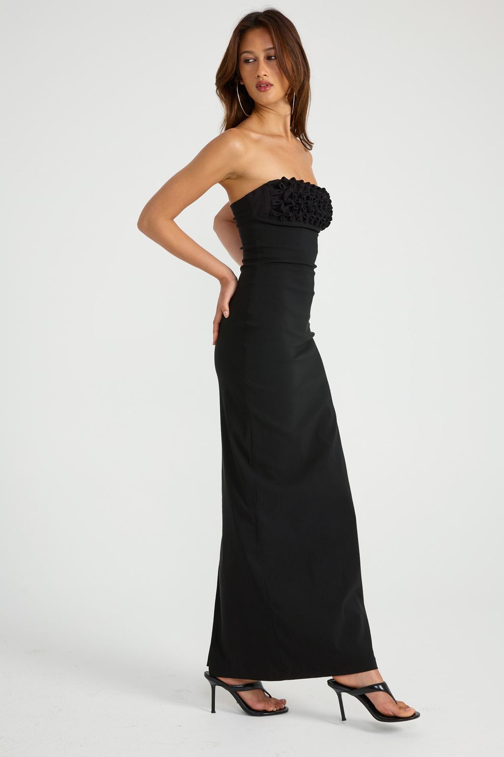 Margo | vestido largo sin tirantes