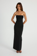 Margo | vestido largo sin tirantes