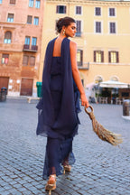 Khayal | vestido largo con olanes