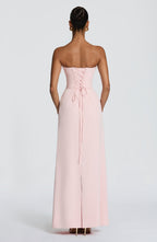 Irmina | vestido recto sin tirantes