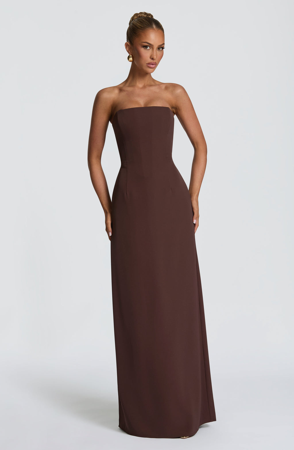 Irmina | vestido recto sin tirantes