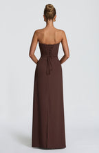 Irmina | vestido recto sin tirantes