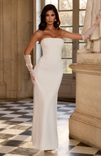 Irmina | vestido recto sin tirantes