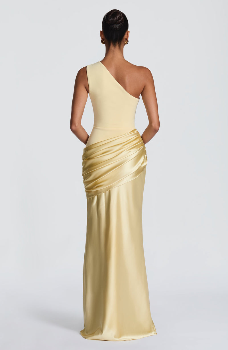 Sadona | vestido maxi asimétrico