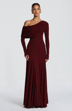 Rafaela | vestido maxi asimétrico