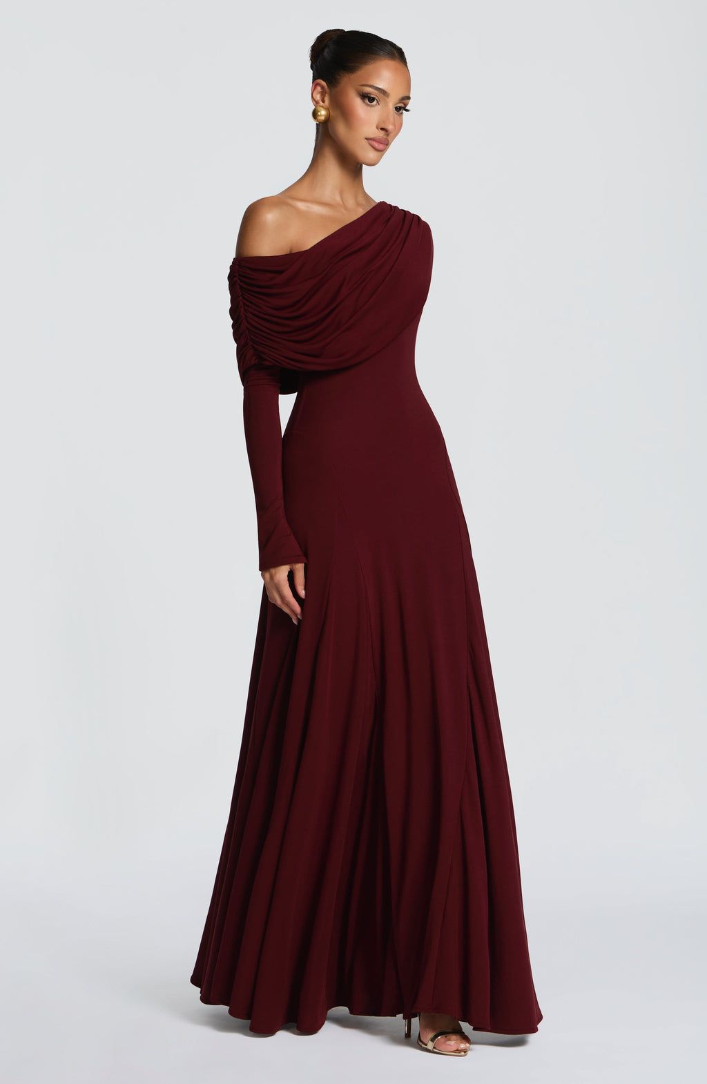 Rafaela | vestido maxi asimétrico