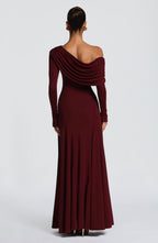 Rafaela | vestido maxi asimétrico