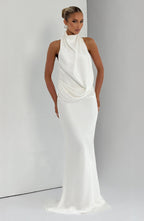 Armelle | vestido maxi drapeado
