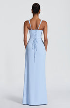 Laleh | vestido maxi cuello cuadrado