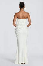 Chapala | vestido maxi drapeado