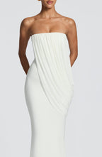 Chapala | vestido maxi drapeado