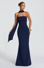 Leura | vestido maxi sin tirantes
