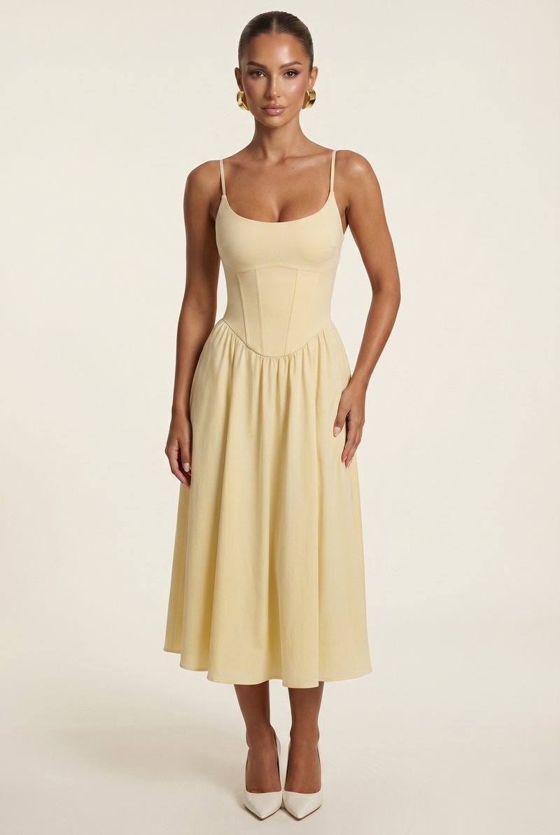Mariella | vestido escote corazón