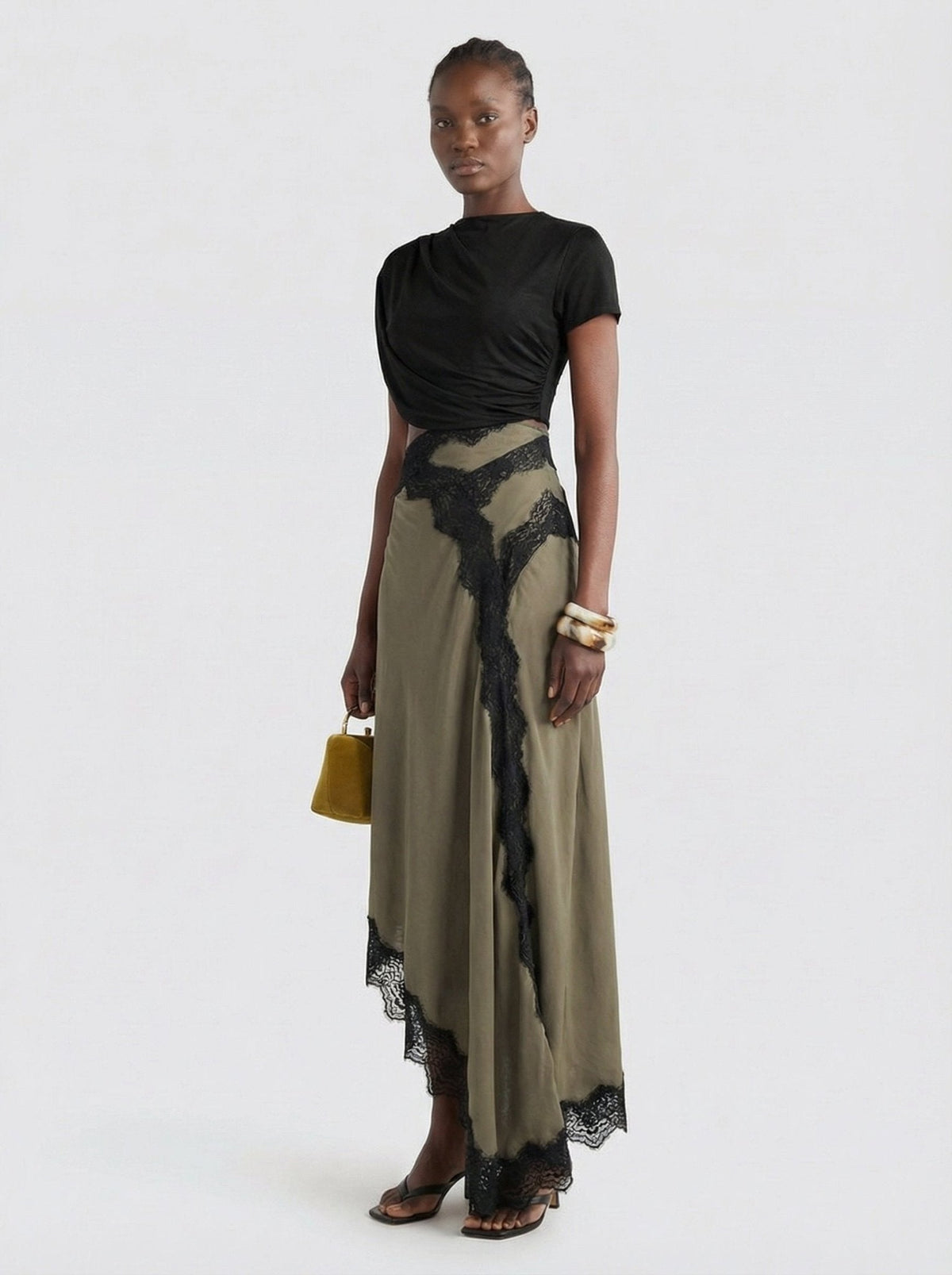 Olive | vestido midi