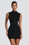 Soline | vestido mini de cuello alto