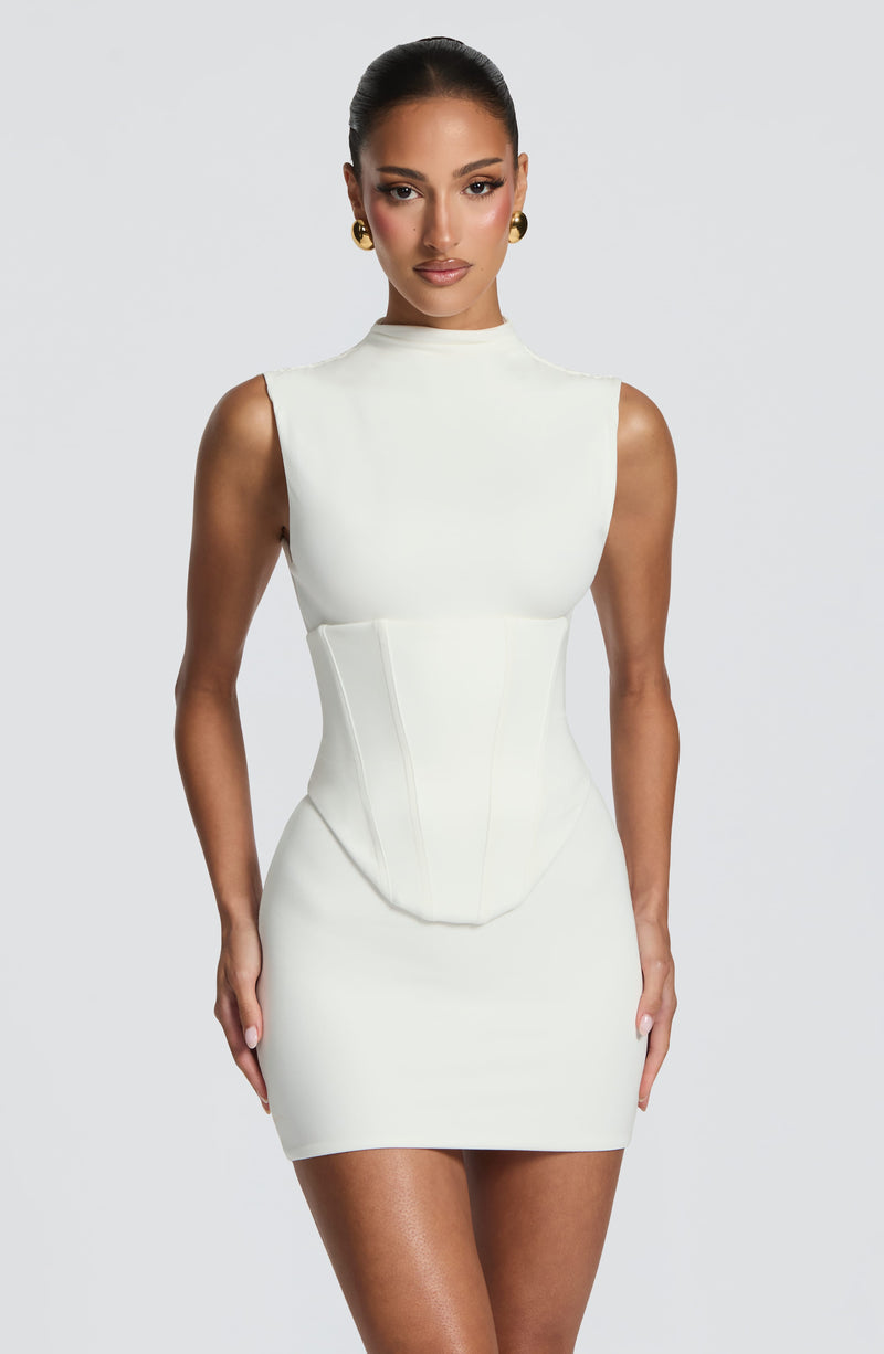 Soline | vestido mini de cuello alto