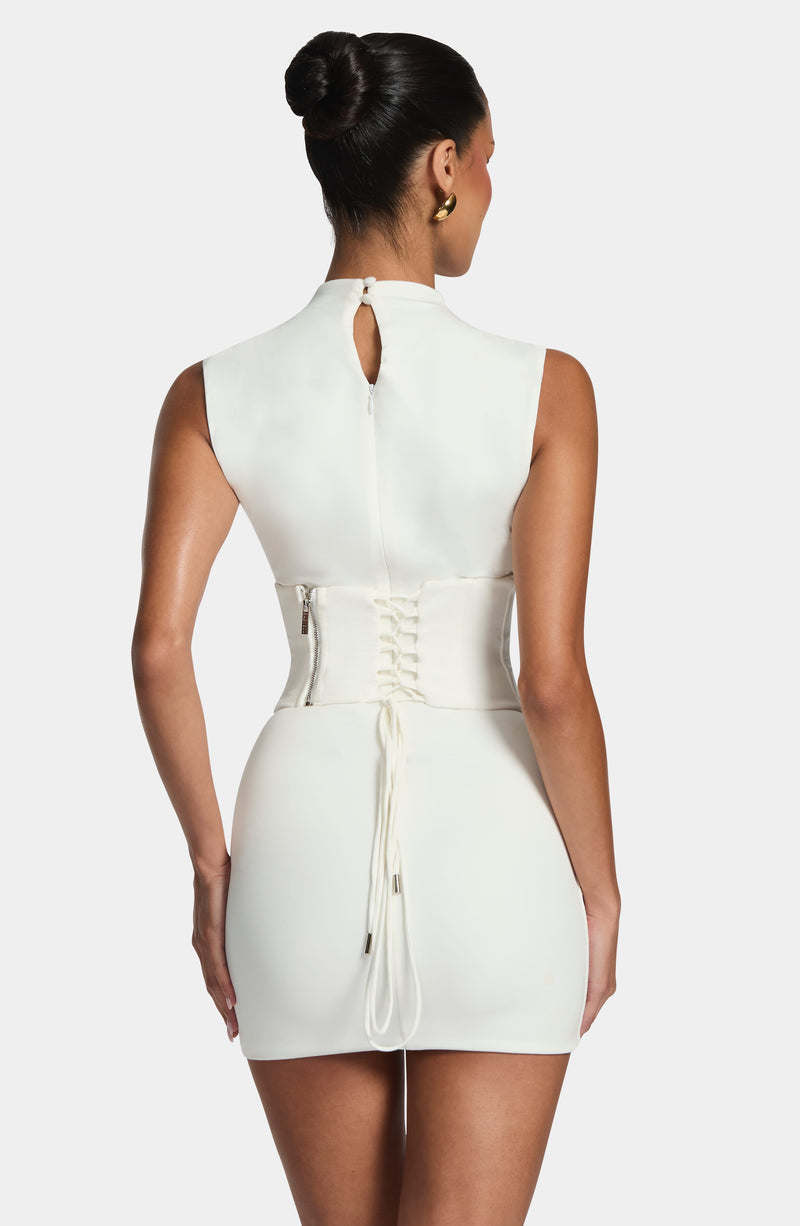Soline | vestido mini de cuello alto