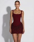 Leonor | vestido corsé con brillo
