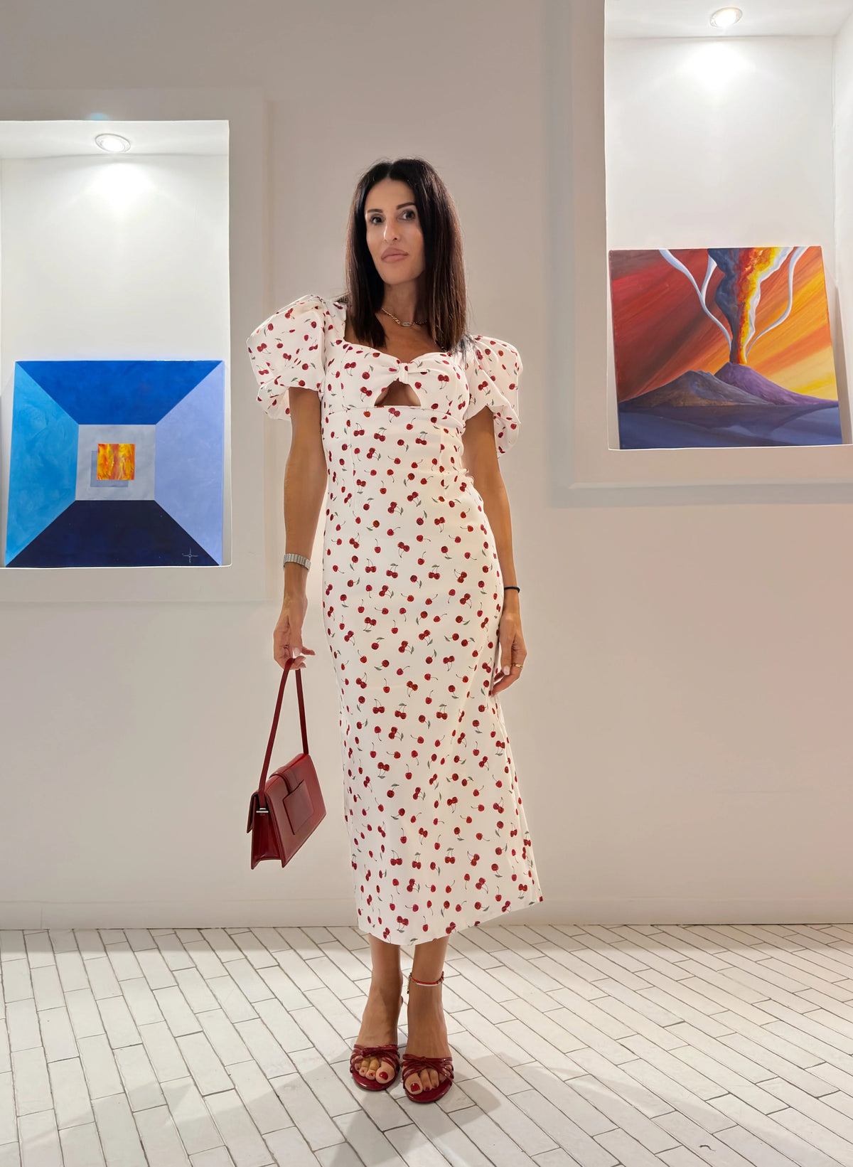 Cherry | vestido tubo estampado