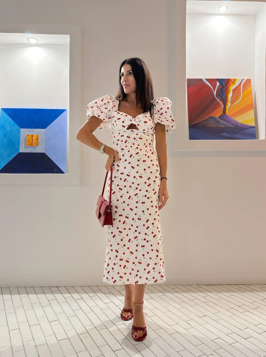 Cherry | vestido tubo estampado
