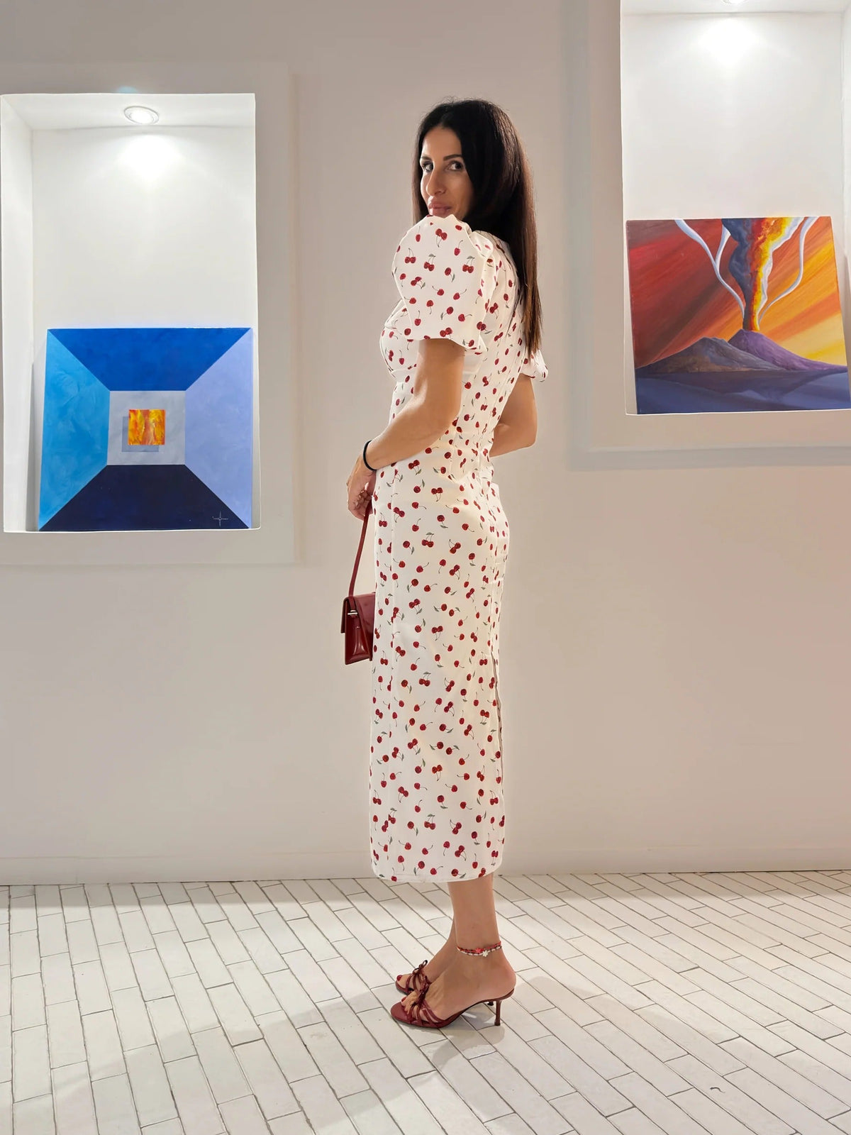 Cherry | vestido tubo estampado