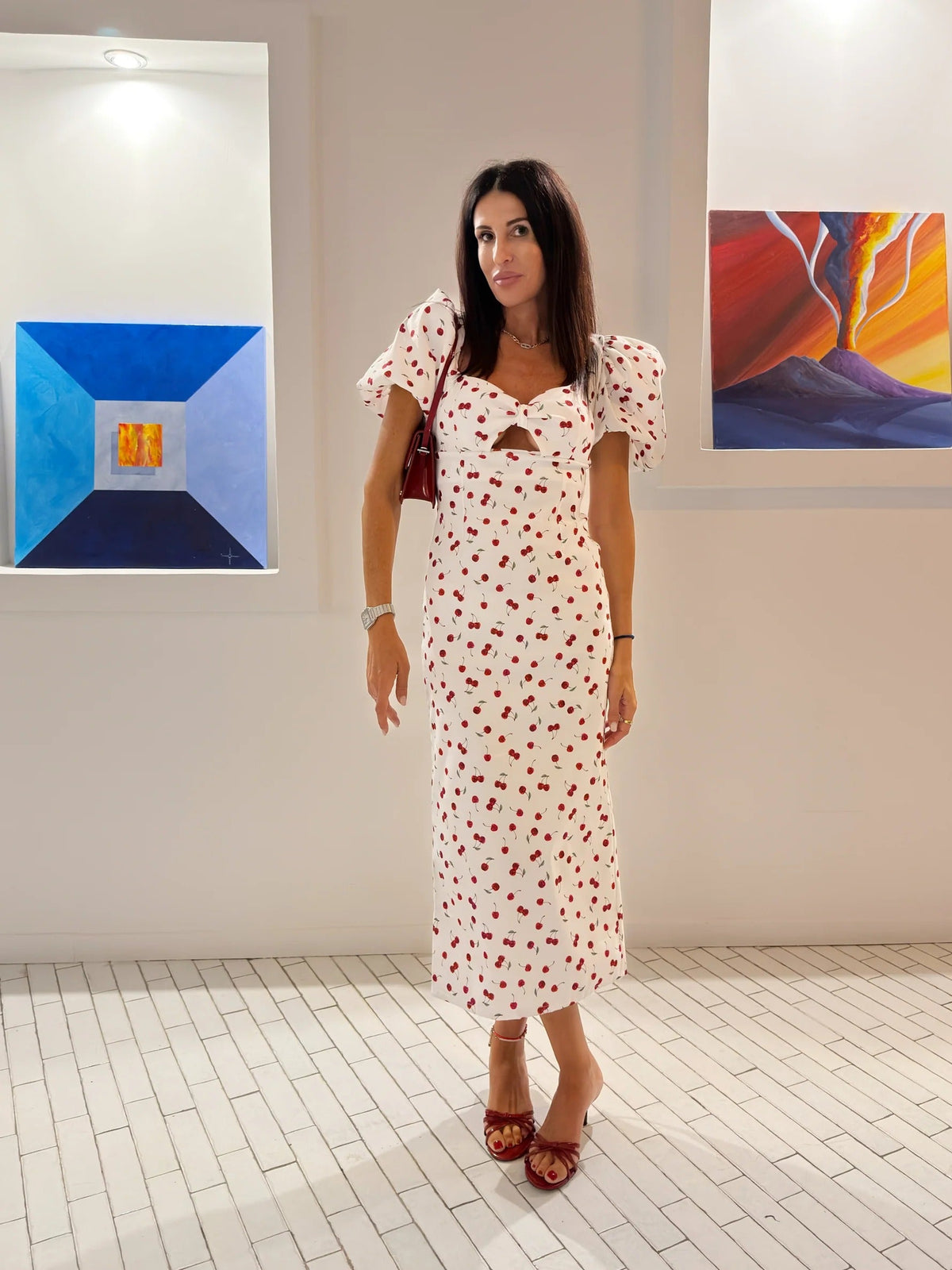 Cherry | vestido tubo estampado